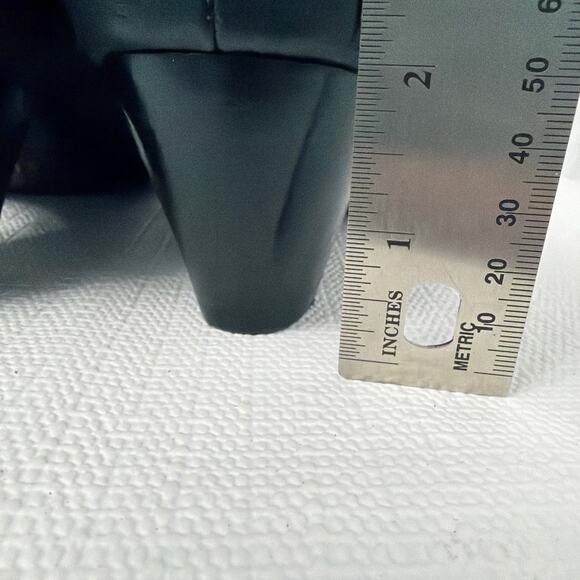 Taos Shoes Womens Size 9 Black Leather Angel Mary Jane Heel Adjustable Strap - Picture 5 of 11